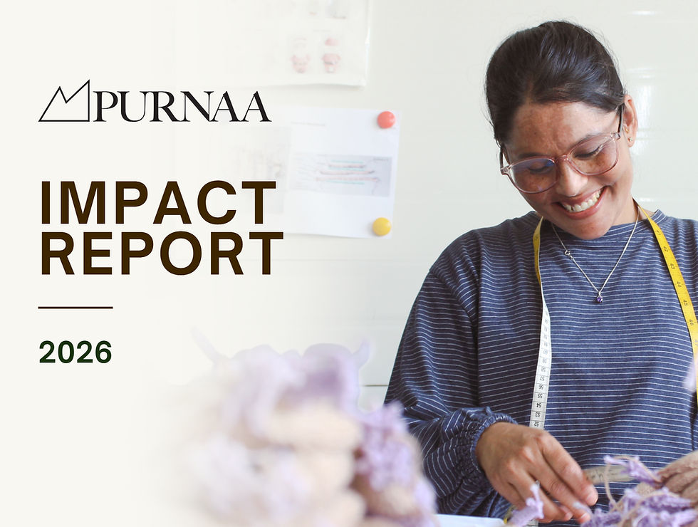 Impact at Purnaa in 2026: Ethical, Fair Trade Manufacturing in Nepal