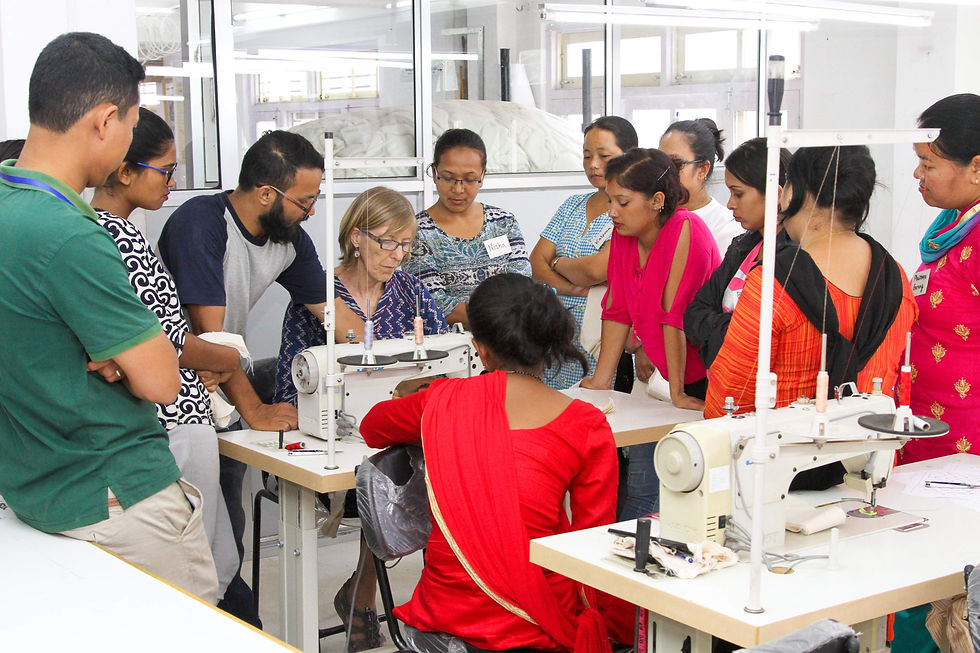 Sewing training