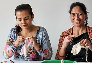 Knitting Team at Purnaa
