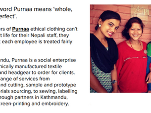 Purnaa Featured on Ethical Fashion Forum Sustainable Sourcing Series