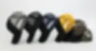 6 Mesh Coloured Trucker Caps leaning on each other