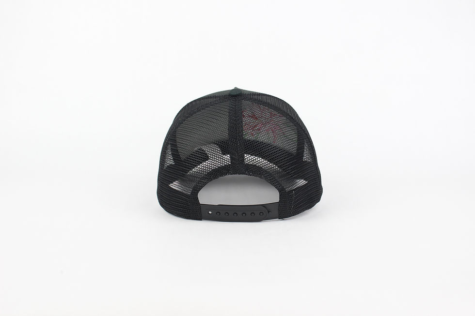 Thumbnail: Embroidered Rhododendron Trucker Cap