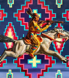 Brad Overton--THE HOLLYHOCK WARS--Oil on canvas--60x70.jpg