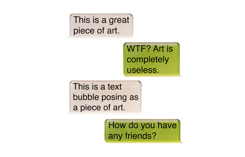 It's Not Art 'Till The Check Clears