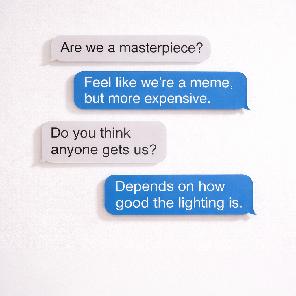 How Good Is The Lighting? Text Bubble Wall Sculpture 1/6