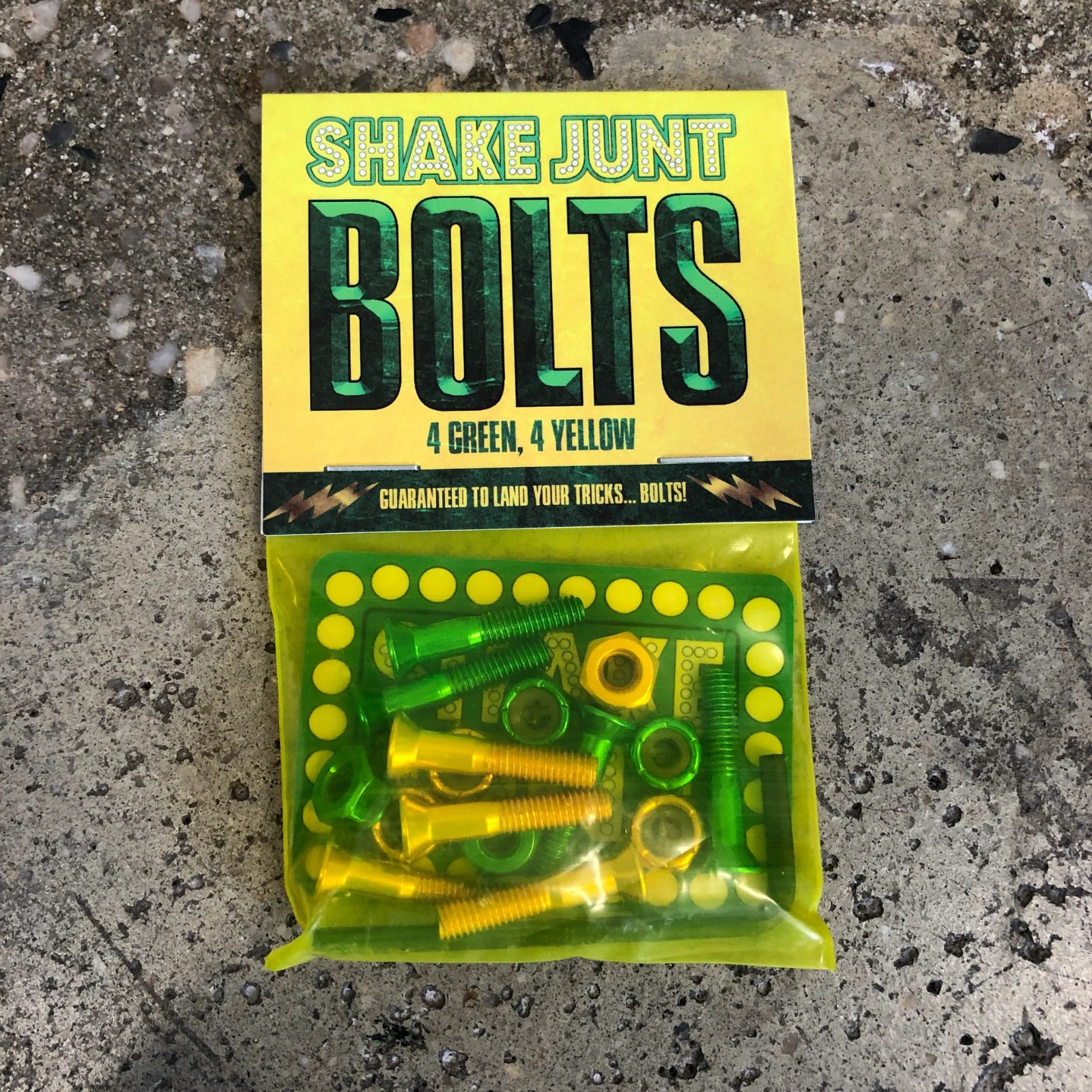 Shake Junt Amarillo/Verde 1" Pulgada Patineta