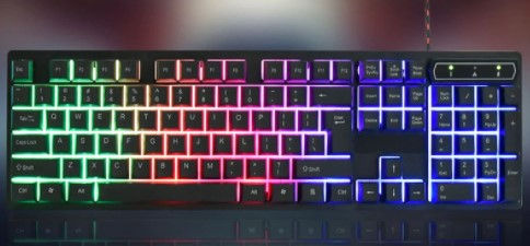 Miniatura: Kit Teclado Semi Mecânico Gamer Mouse Led + Mouse Pad