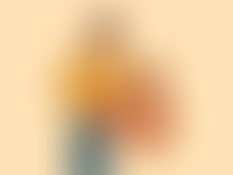 Man in yellow shirt assembling orange brain-shaped puzzle; suggesting mental health challenges.