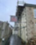 boom scaffolding house project