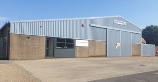 industrial warehouse in sunny weather