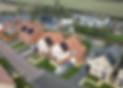 drone picture of cream and white houses