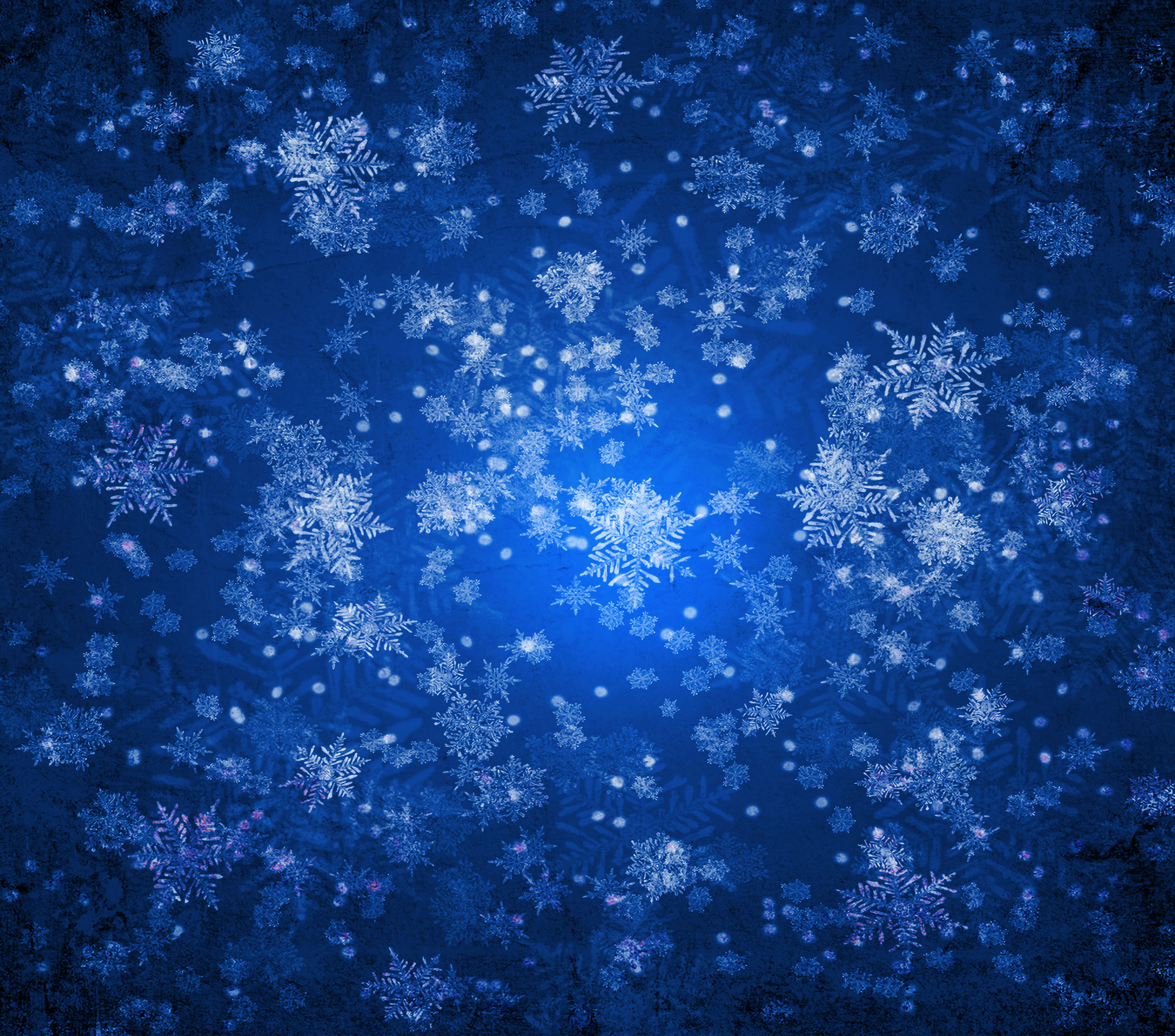 20oz Skinny Tumbler- Blue with Snowflakes