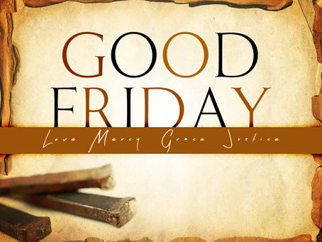 Preaching on Good Friday...