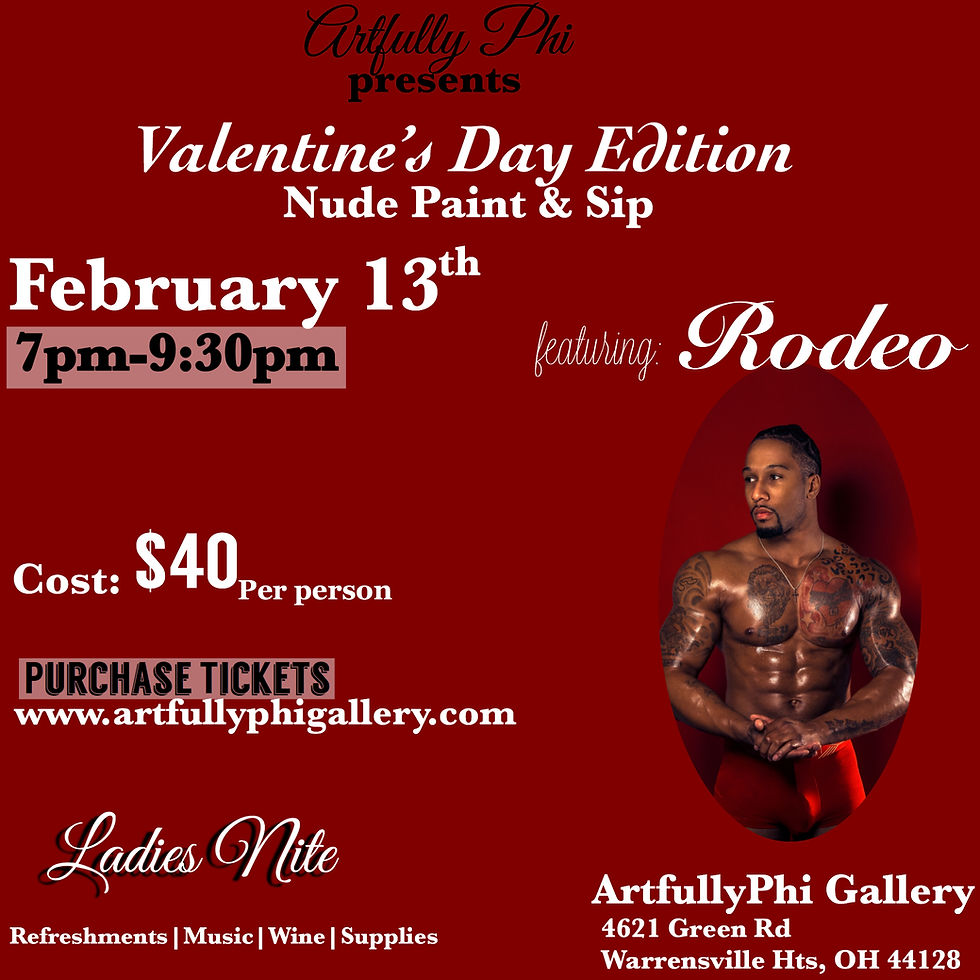 Nude Paint & Sip Valentine's Day Edition