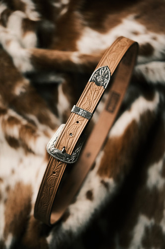 新品Ameri VINTAGE 2way layered belt パイソン FAUX CROCODILE CROSS A1302802 ARIAT