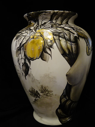 Eve et le Serpent Porcelaine