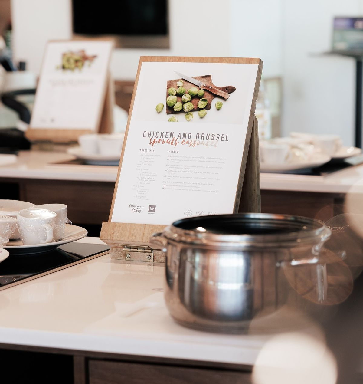 Aula de culinária para noiva