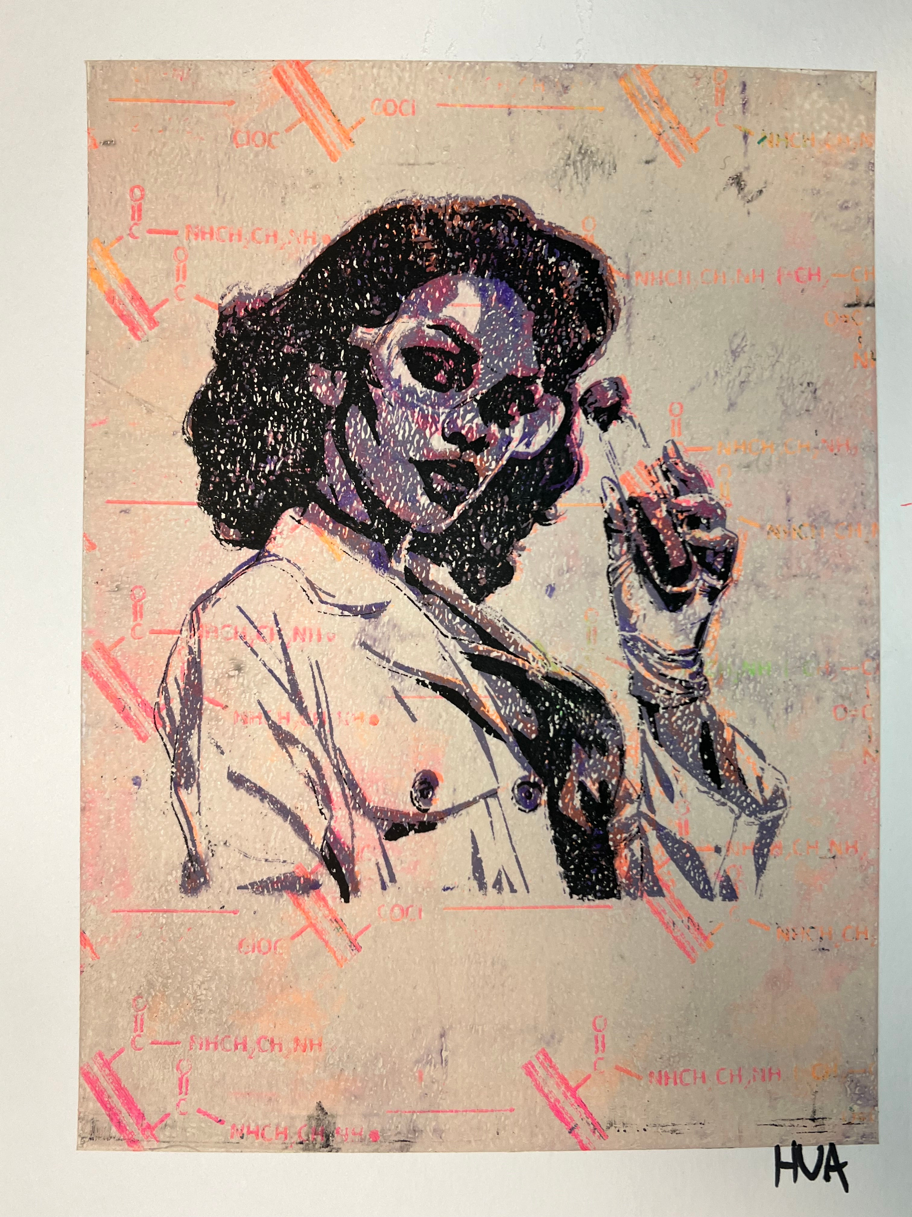 "Now That's A Volatile Compound" 9X12 Acrylic Gel Print