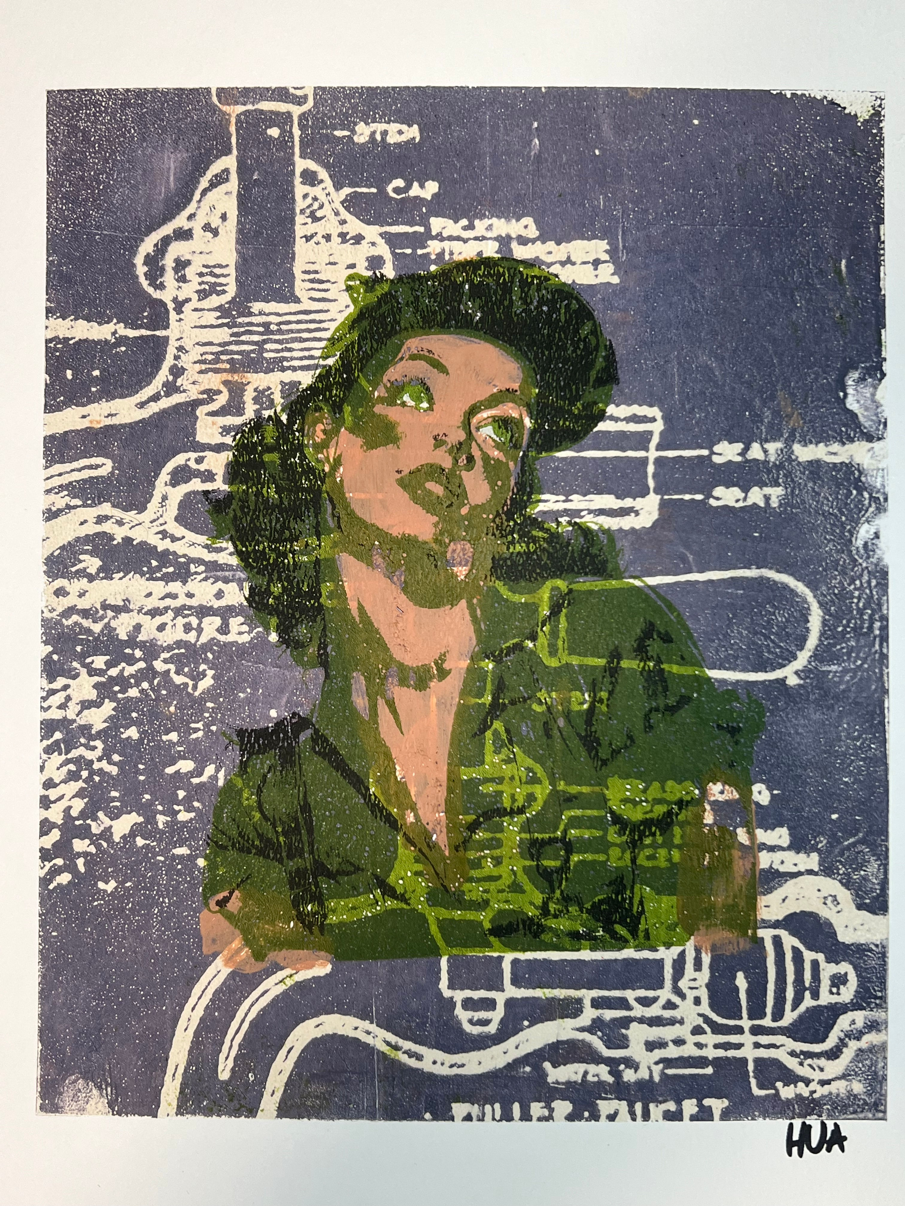 "Looks Like Your Pipes Are Backed Up" 9X12 Acrylic Gel Print