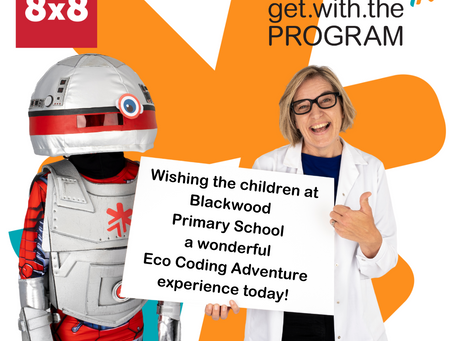 Blackwood Primary School go on an Eco Coding Adventure