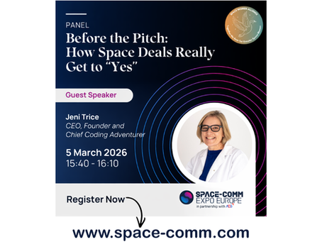 Join Jeni Trice at Space-Comm Expo