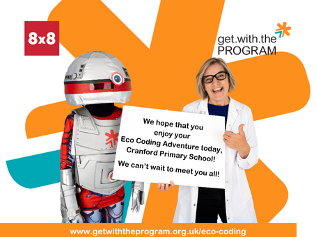 Cranford Primary School go on an Eco Coding Adventure