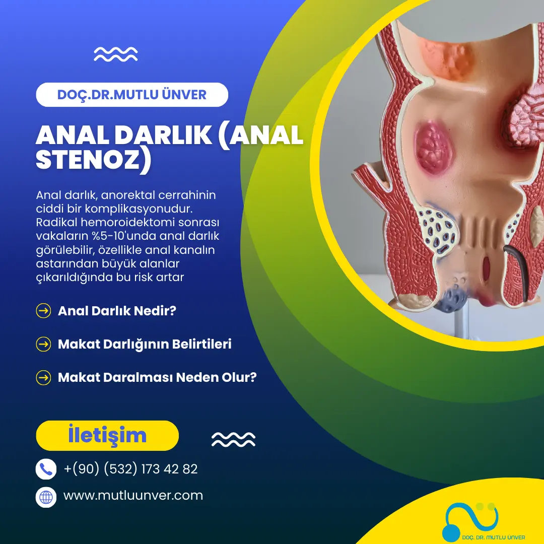 Anal Darlık - Anal stenoz- Makatta darlık