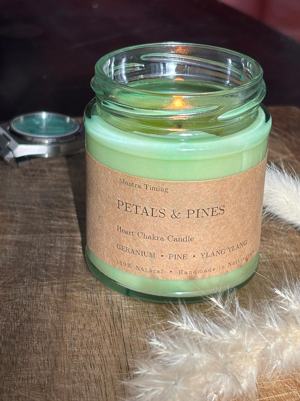 Thumbnail: Petals & Pines Heart Chakra Candle | Geranium & Ylang Ylang for Emotional Balanc
