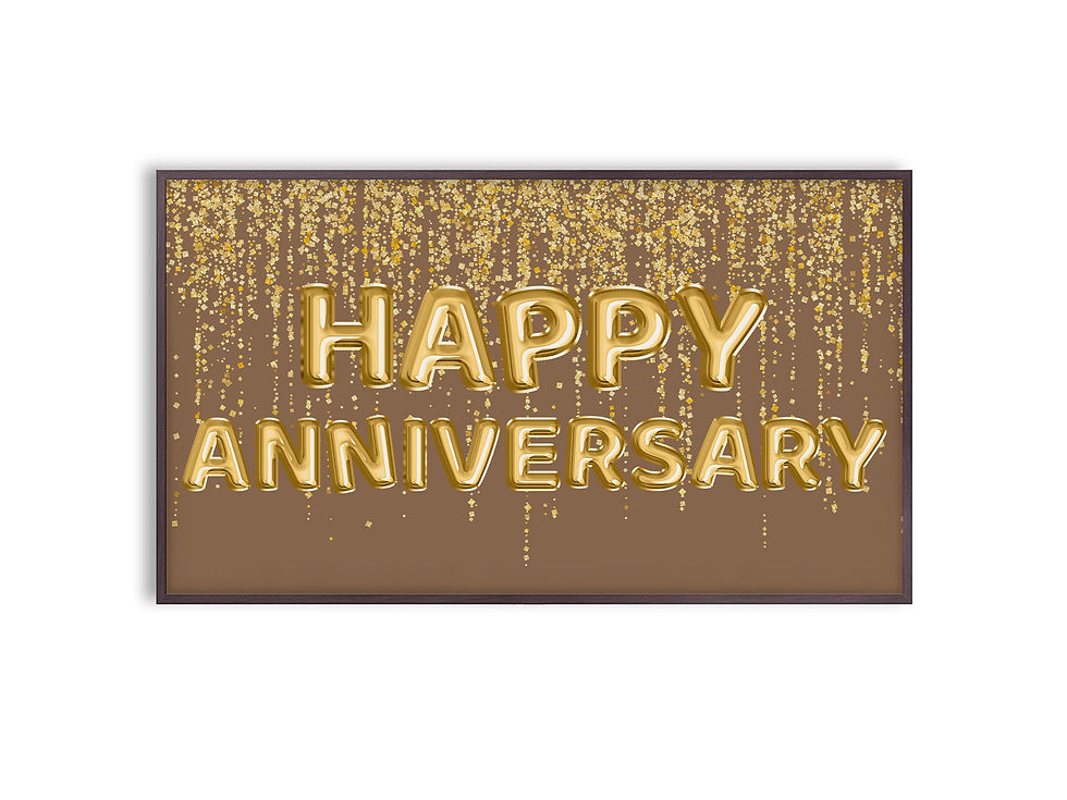 Samsung Frame TV Art Digital Download, Anniversary Art #178