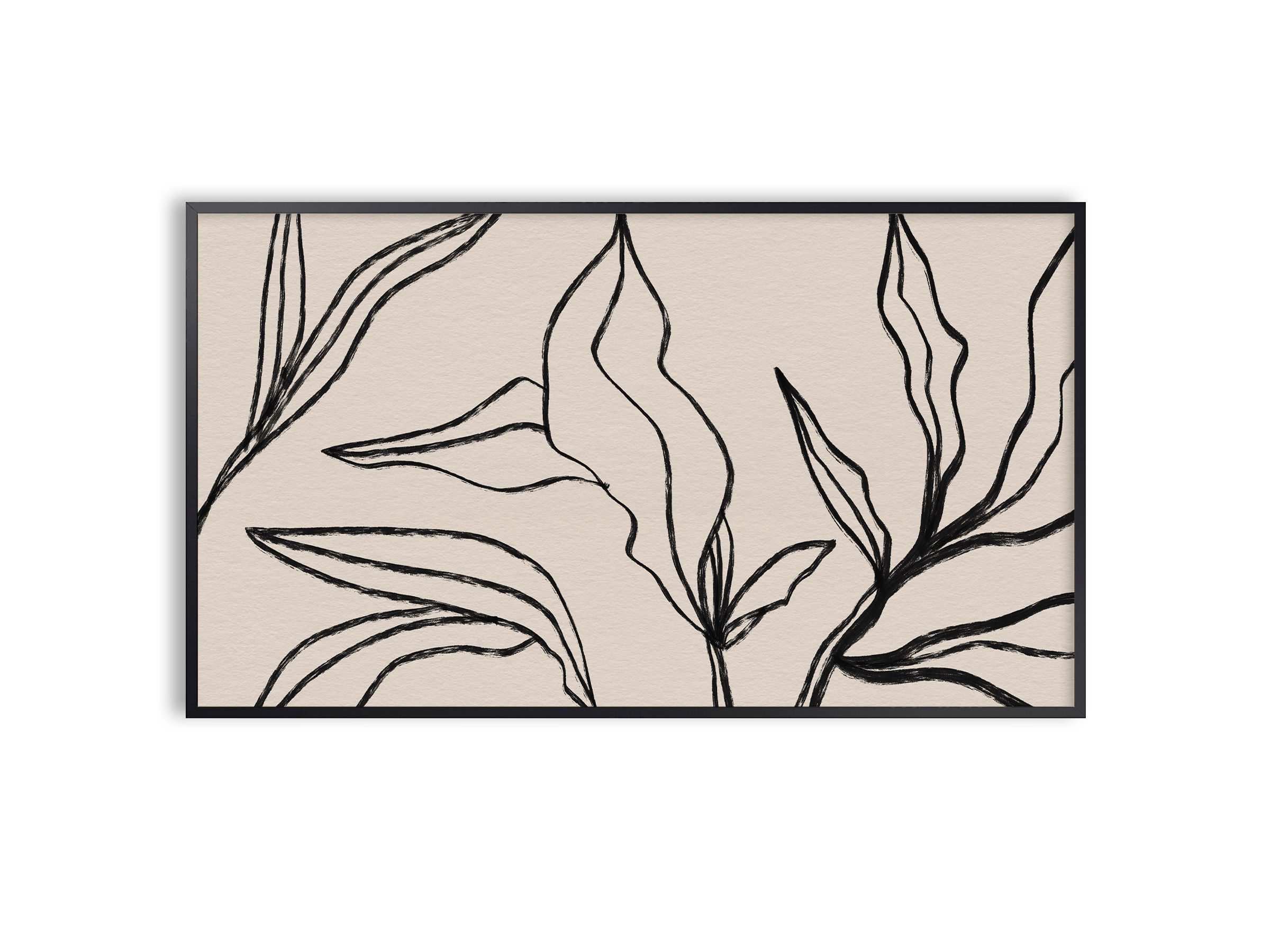 Samsung the Frame TV Art Digital Download, Minimalist Line Art #344