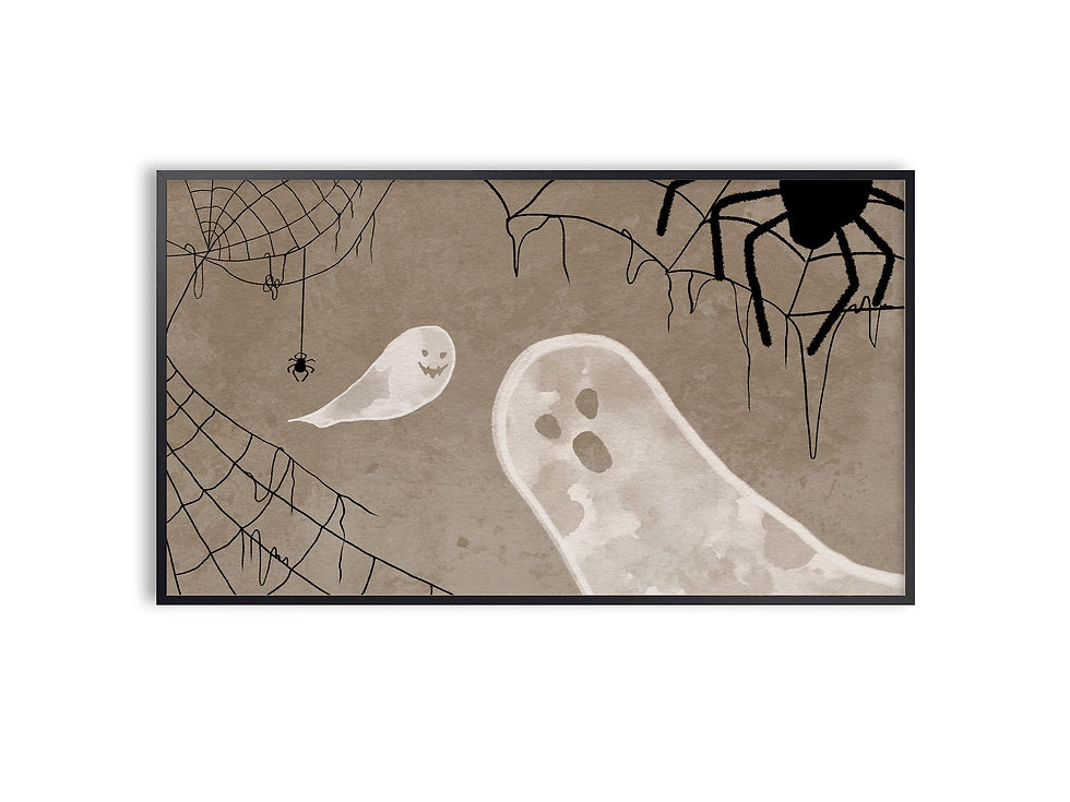 Samsung Frame TV Art Halloween Ghost #31