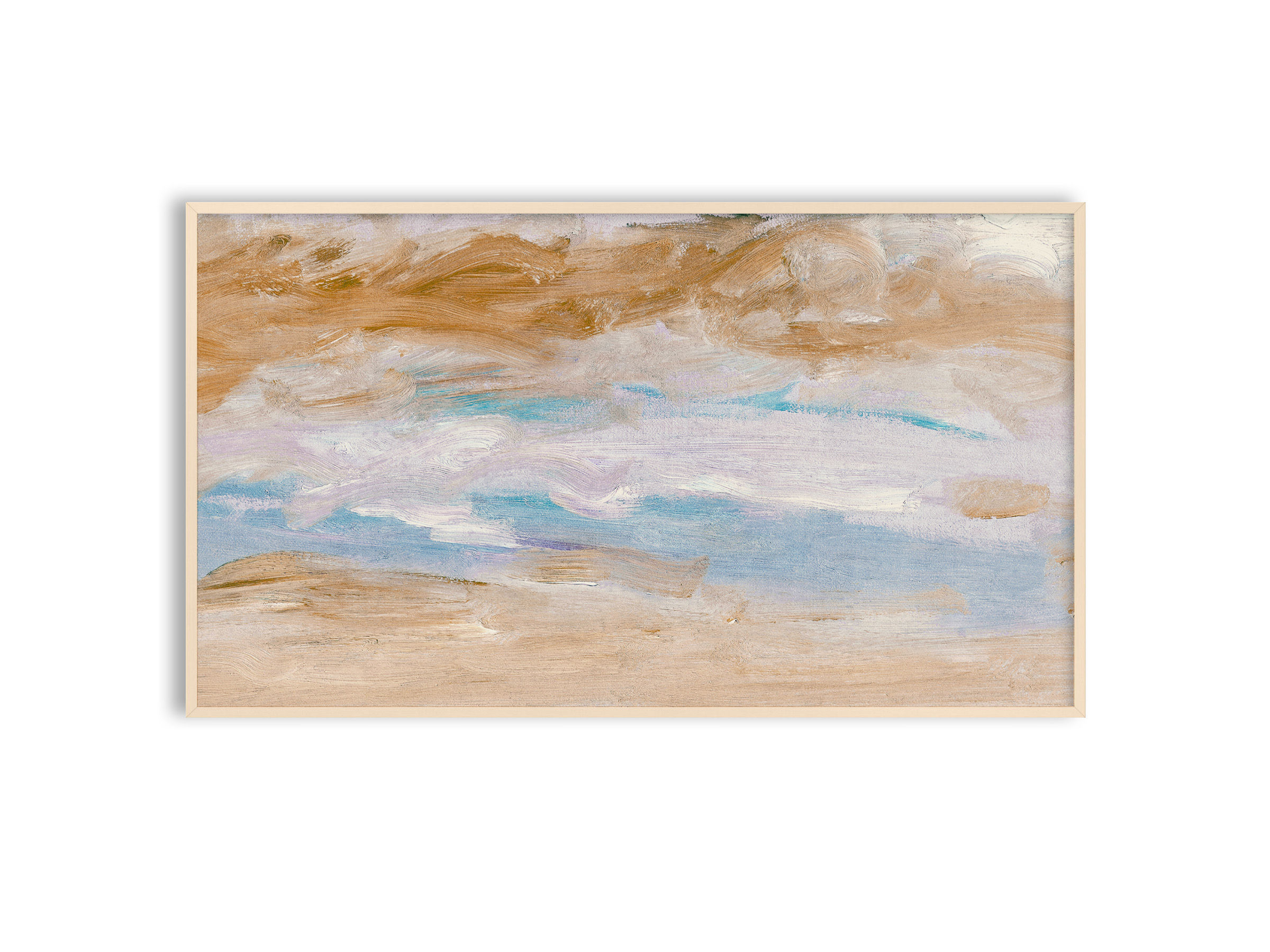 Samsung Frame TV Art Digital Download, Sky Abstract Painting #453