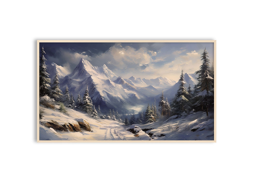 Winter frame tv art free download