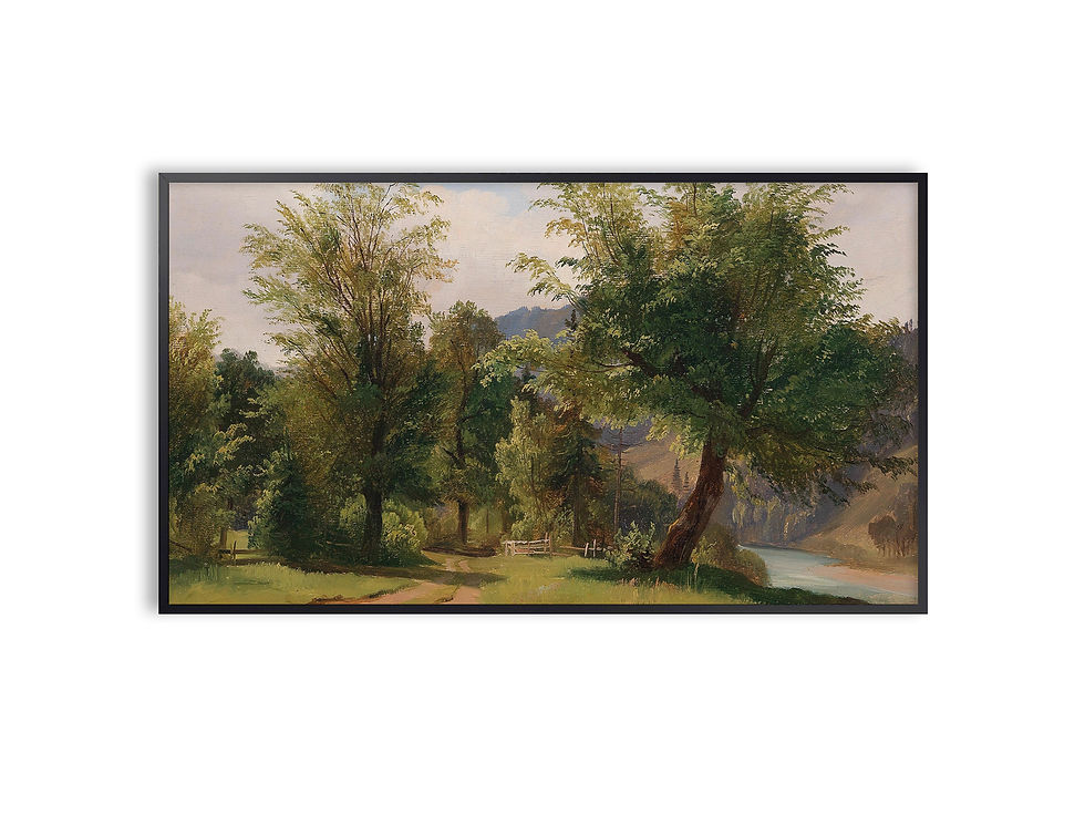 Samsung Frame TV Art Digital Download, Vintage Landscape #150