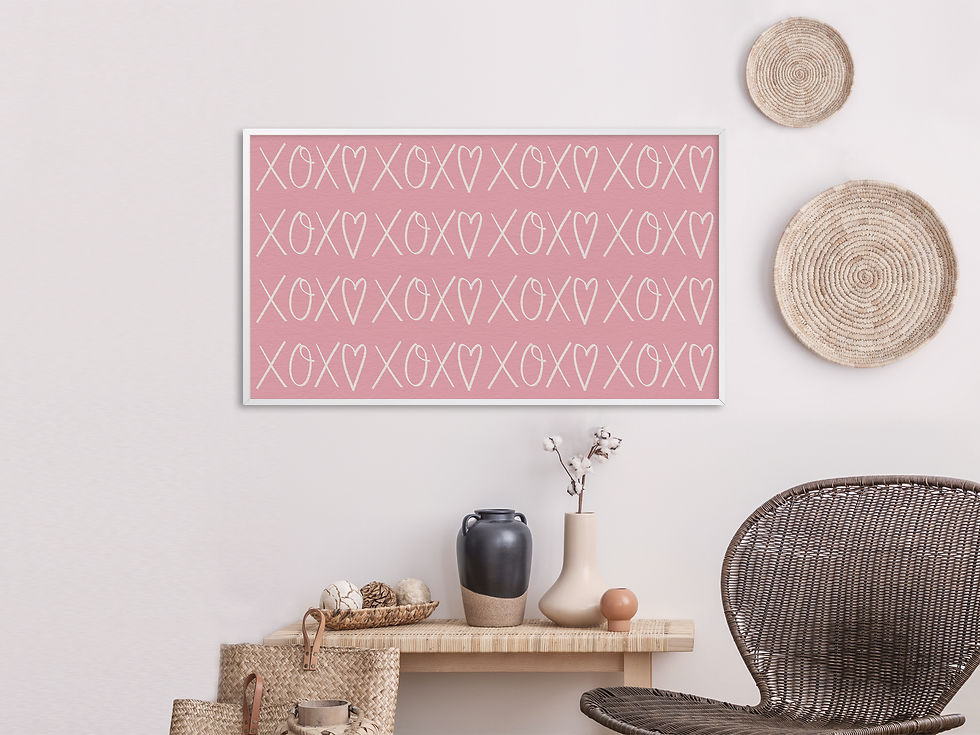 Frame TV art Valentine's day