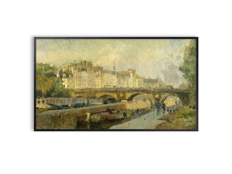 Samsung Frame TV Art Digital Download, Vintage Landscape #165