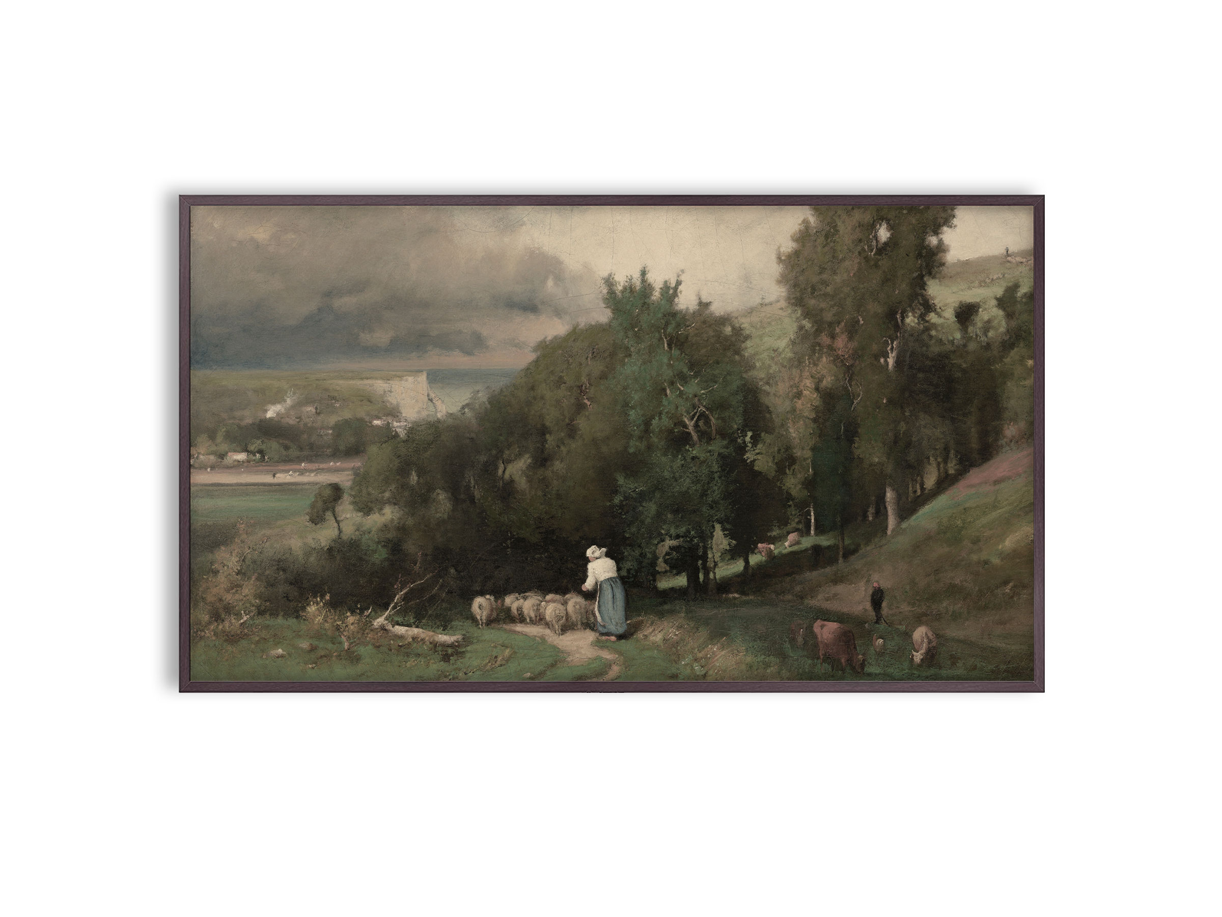 Free Samsung Frame TV Art Digital Download, Landscape Painting