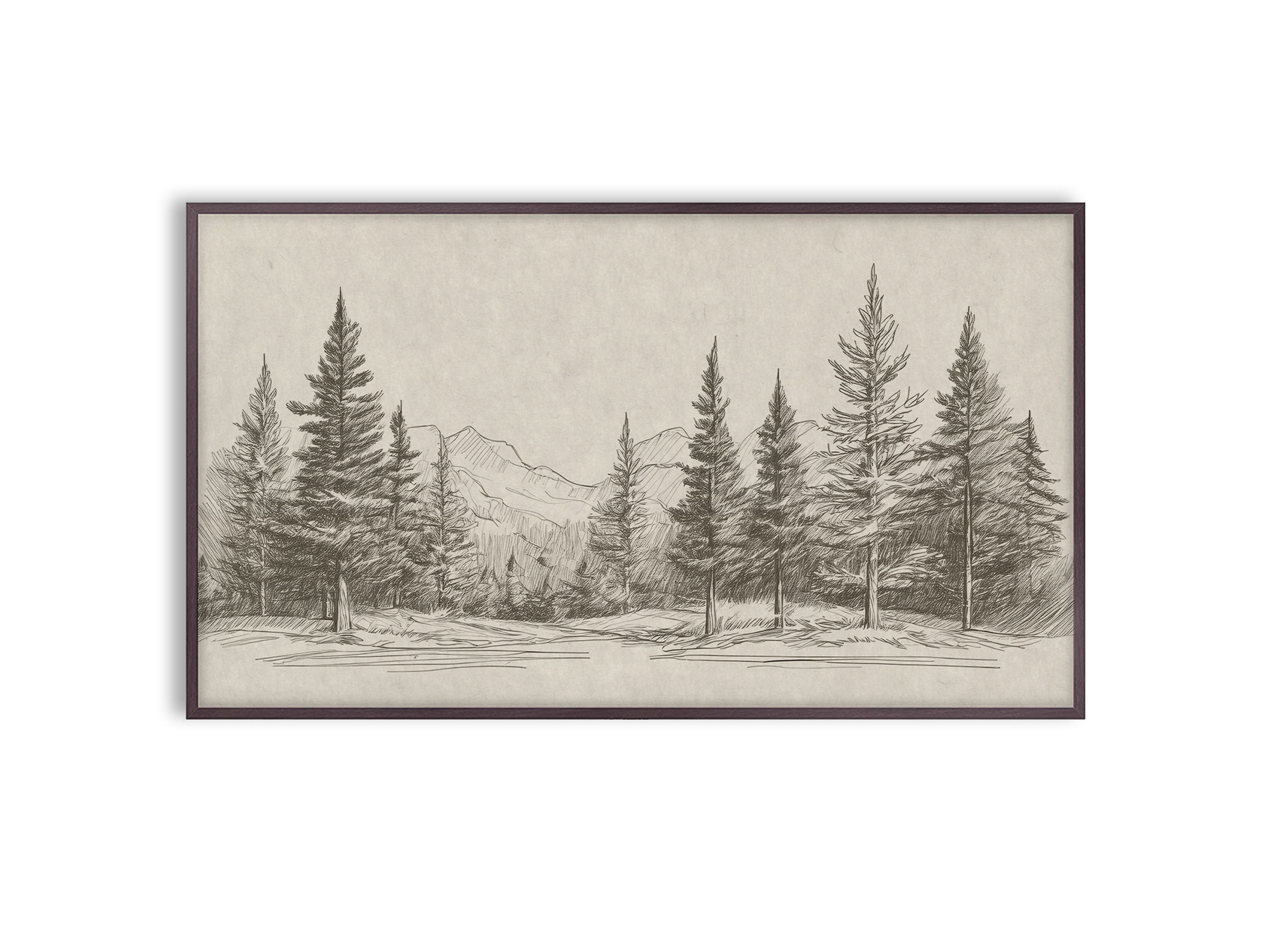 Christmas frame TV Art background