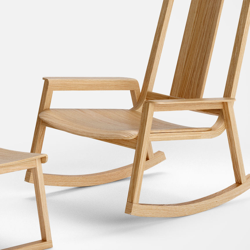 ROCKING ZEN, 產品設計|搖椅設計, Product Design |Rocking Chair Design