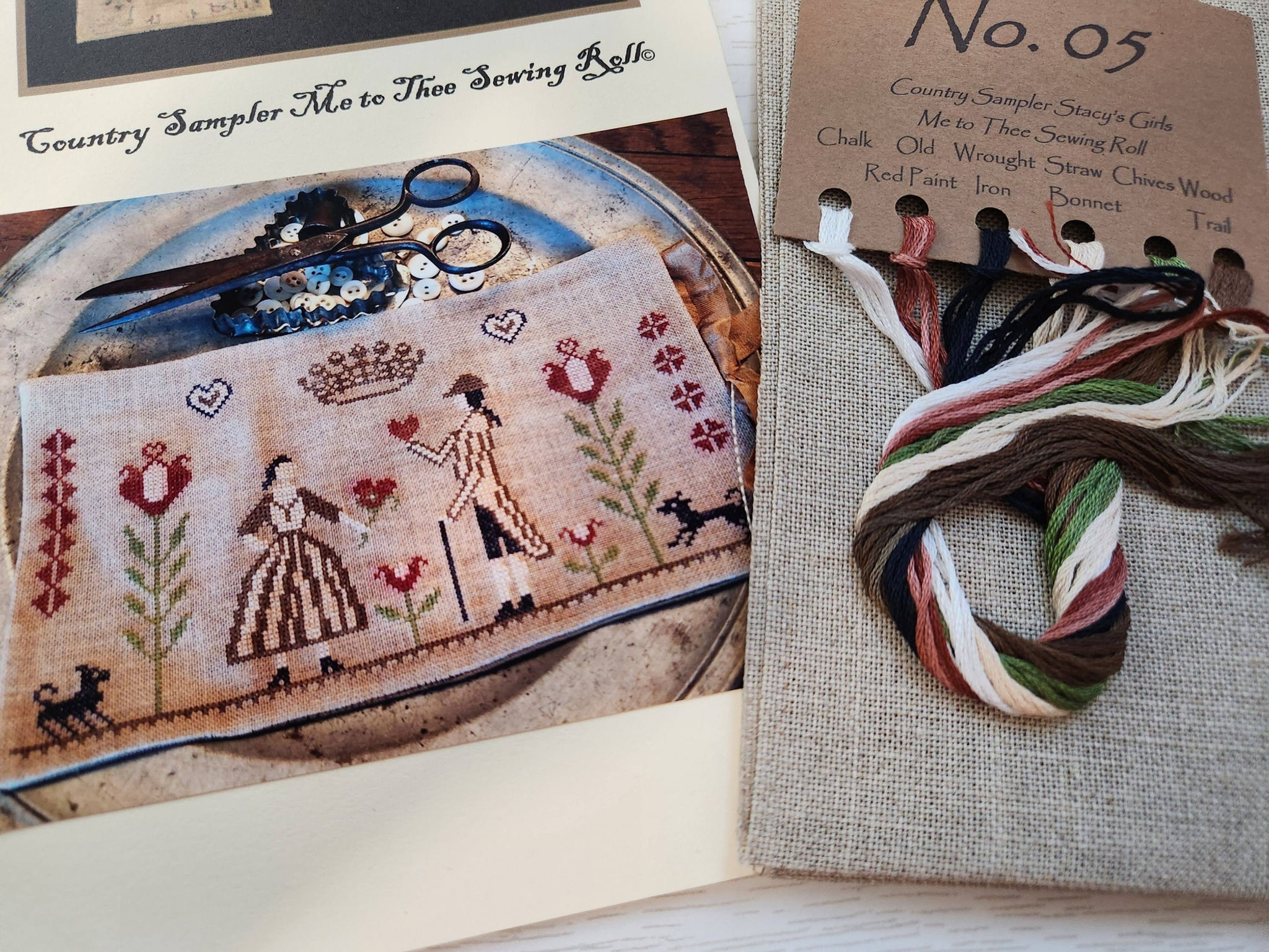 Me to Thee Sewing Roll (KIT) - Stacy Nash Primitives