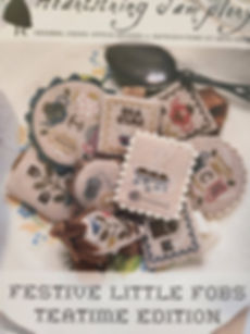 Festive Little Fobs: Teatime Edition - Heartstring Samplery