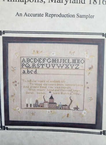 Sands House Sampler - Queenstown Sampler Designs | 1884Stitchery.com