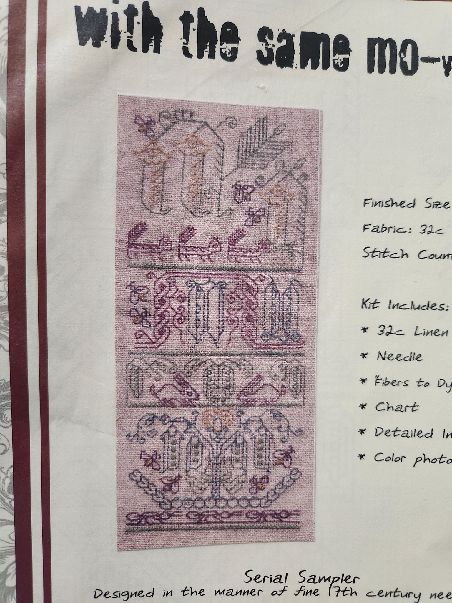 With the Same MO: Victim #5 Sampler (KIT) - Amy Mitten