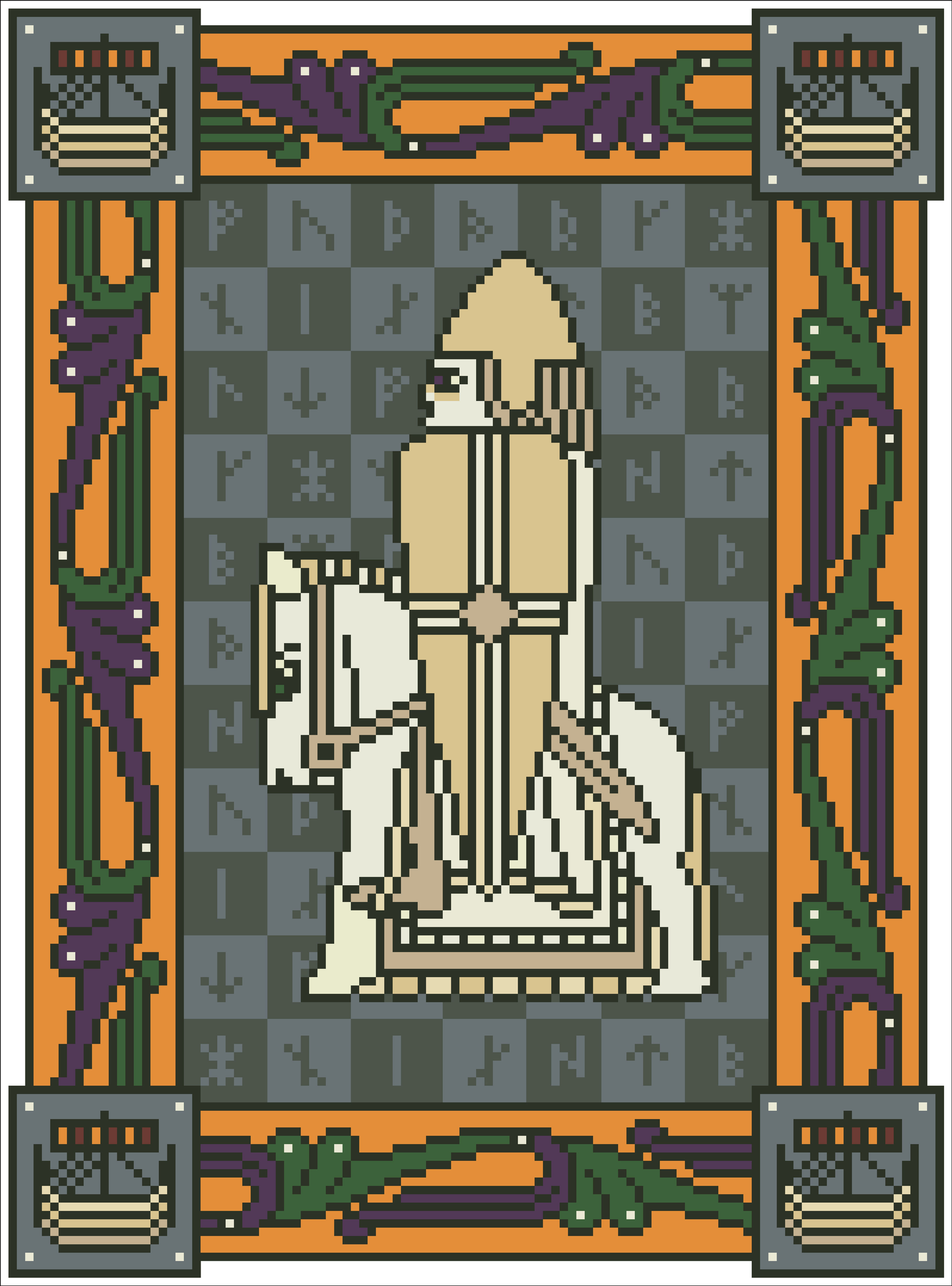 Lewis Chess Knight - Arelate Studio