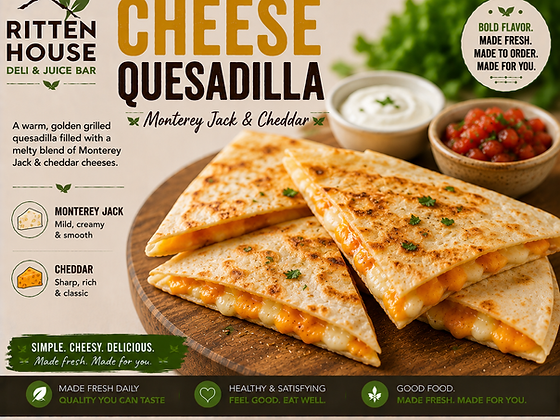 CHEESE QUESADILLA