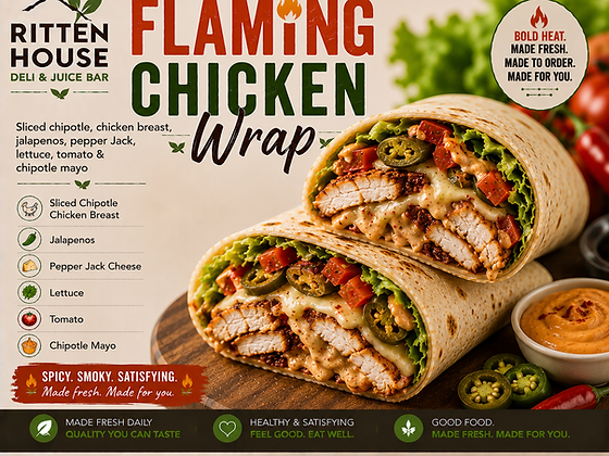 FLAMING CHICKEN