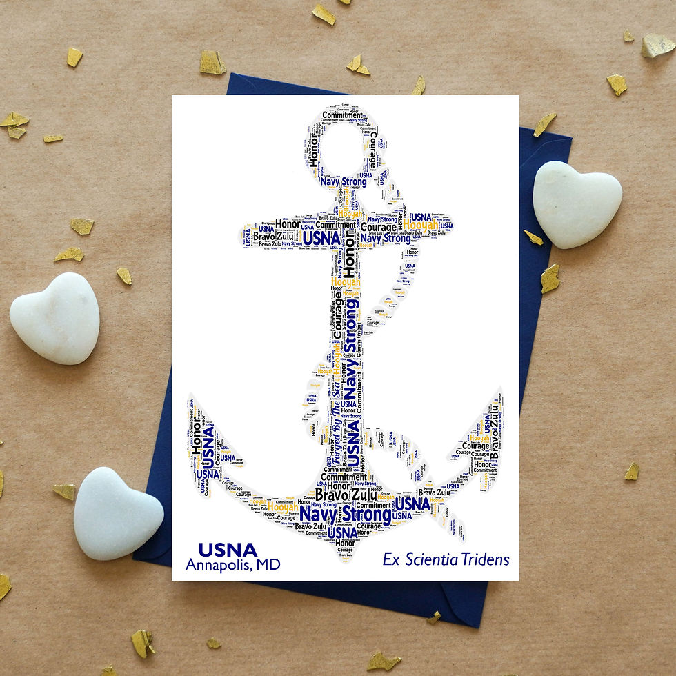 USNA Graduation Card