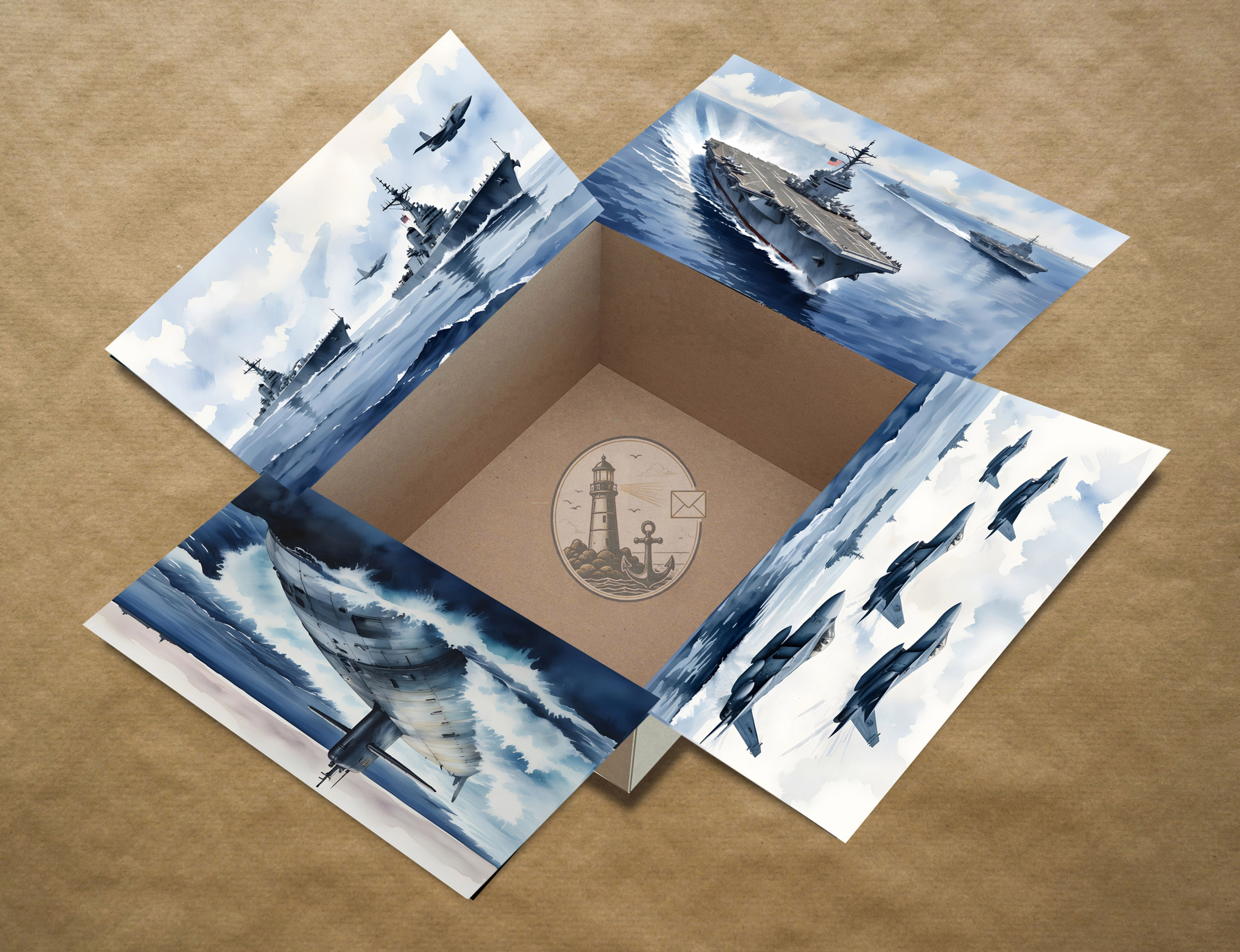 Candio Box Sticker Kit Navy Fleet