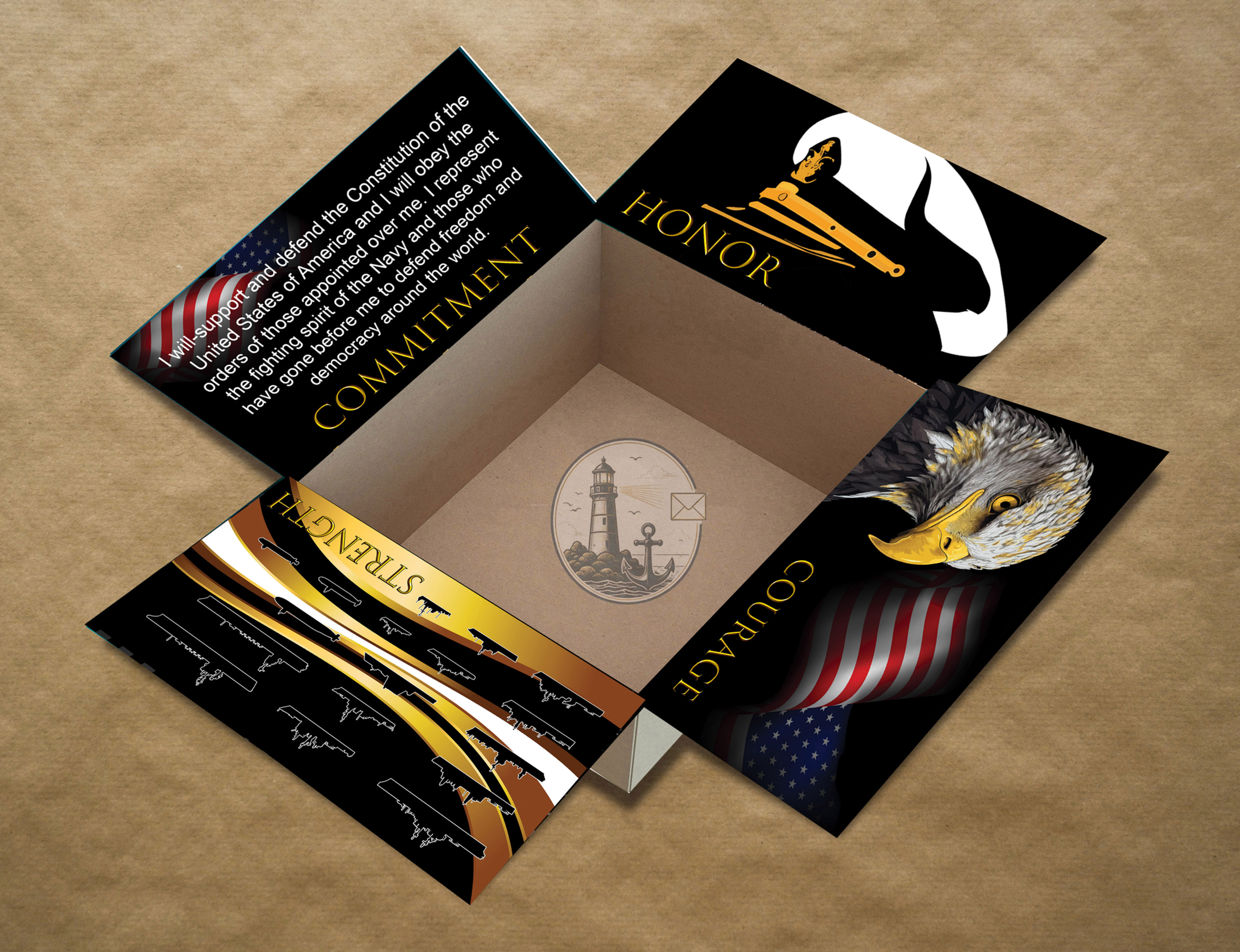Candio Box Sticker Kit for Naval Officer Candidate