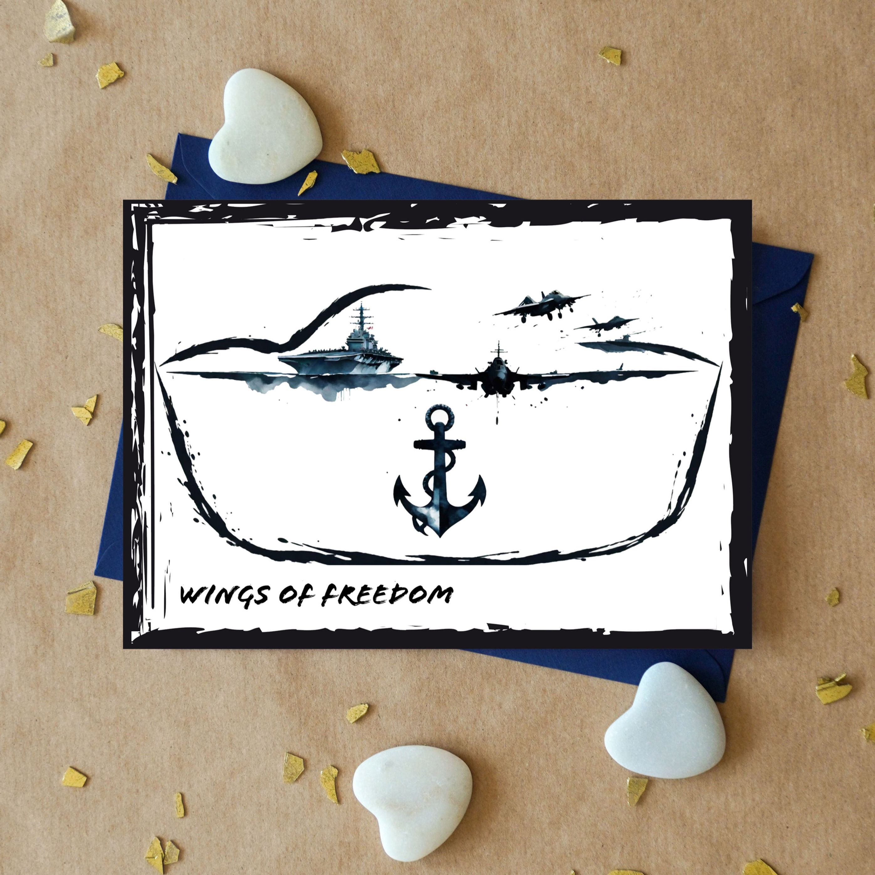 Navy Fighter Jet Card